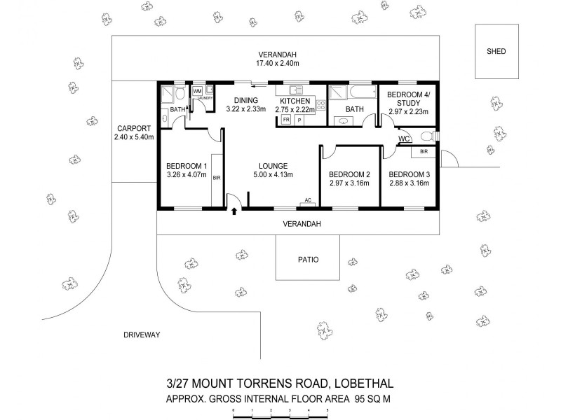 3/27 Mount Torrens Road, Lobethal SA 5241 Floorplan