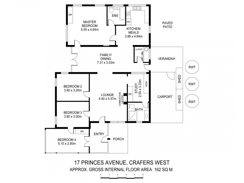 17 Princess Avenue, Crafers West SA 5152 Floorplan