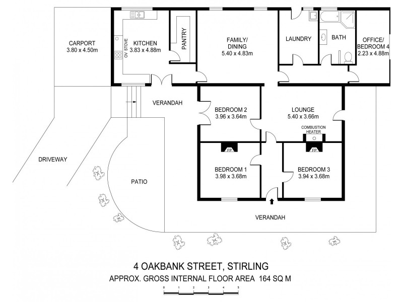 4 Oakbank Road, Stirling SA 5152 Floorplan