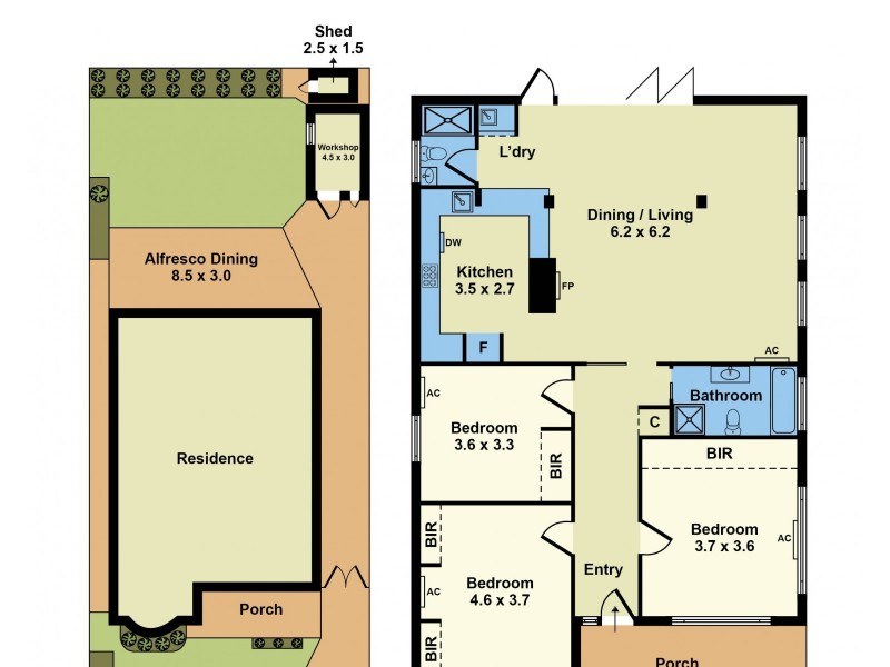 308 Geelong Road, West Footscray VIC 3012 Floorplan