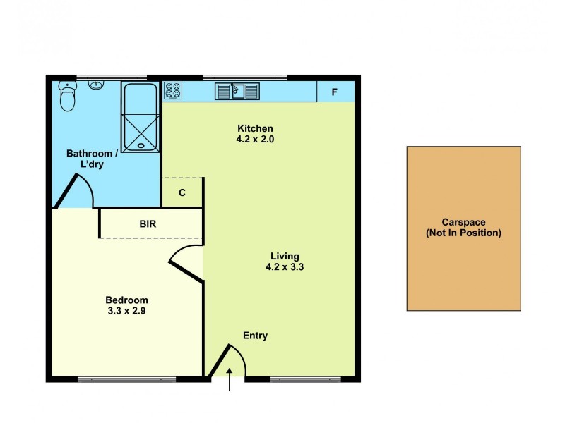 3/21 Hampton Parade, West Footscray VIC 3012 Floorplan