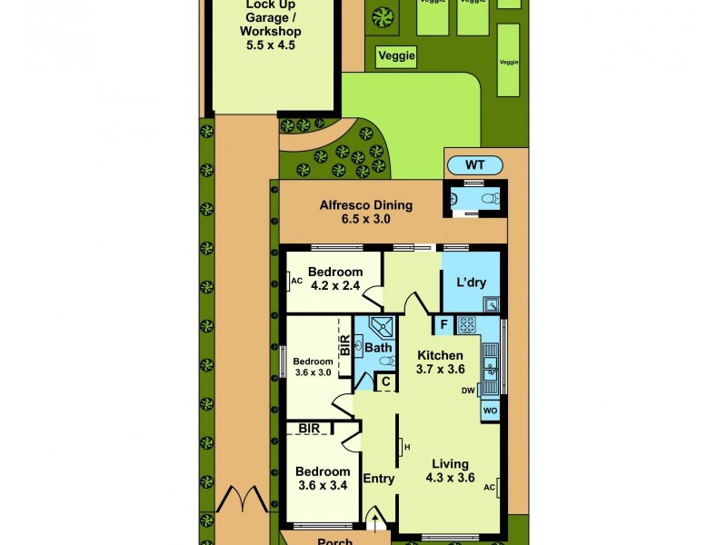 43 Hansen Street, West Footscray VIC 3012 Floorplan