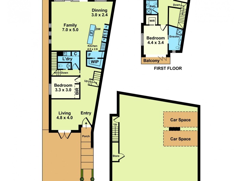 2/40 Anzac Crescent, Williamstown VIC 3016 Floorplan