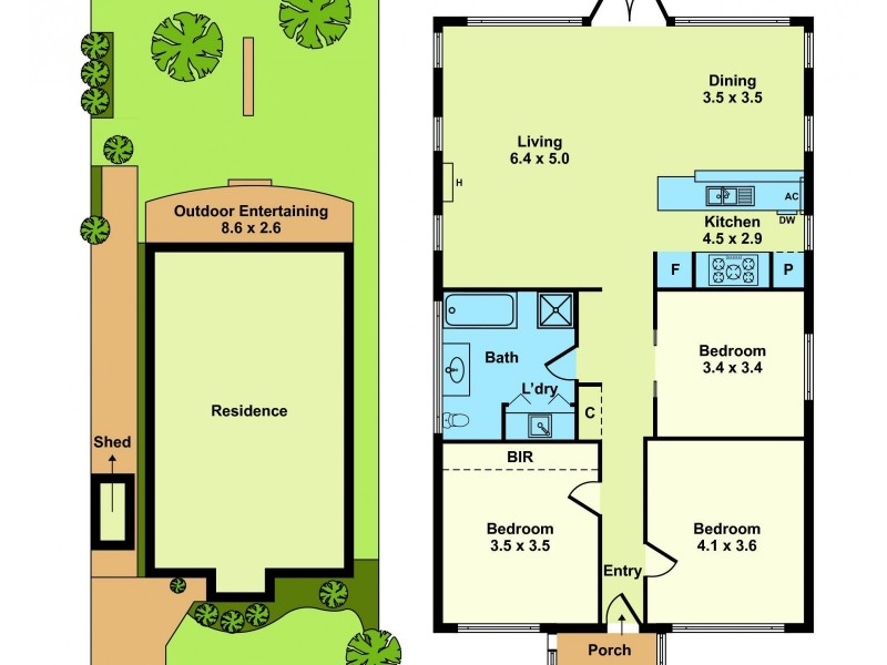 45 Adeney Street, Yarraville VIC 3013 Floorplan