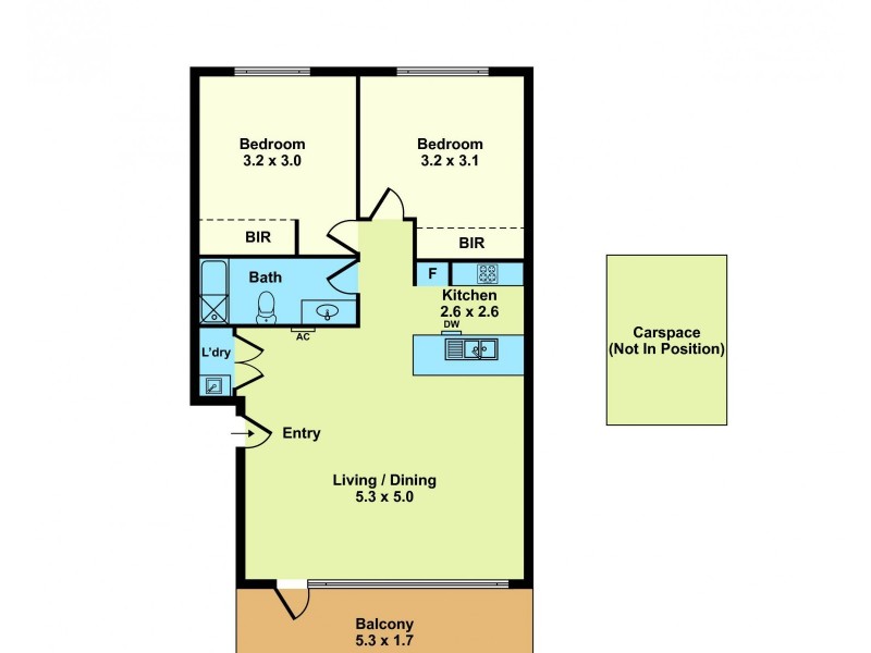 102/9 Woods Street, Yarraville VIC 3013 Floorplan