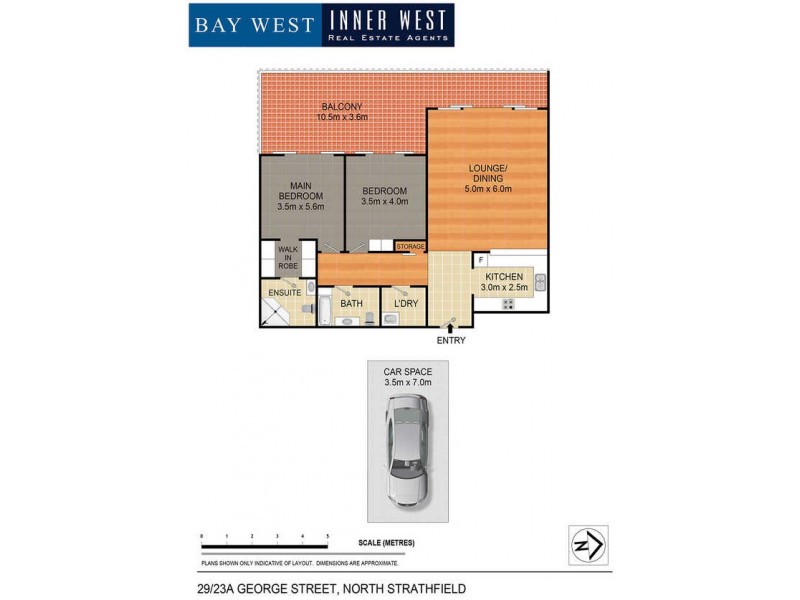 29/23A George Street, North Strathfield NSW 2137 Floorplan