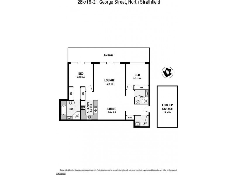 26K/19-21 George Street, North Strathfield NSW 2137 Floorplan