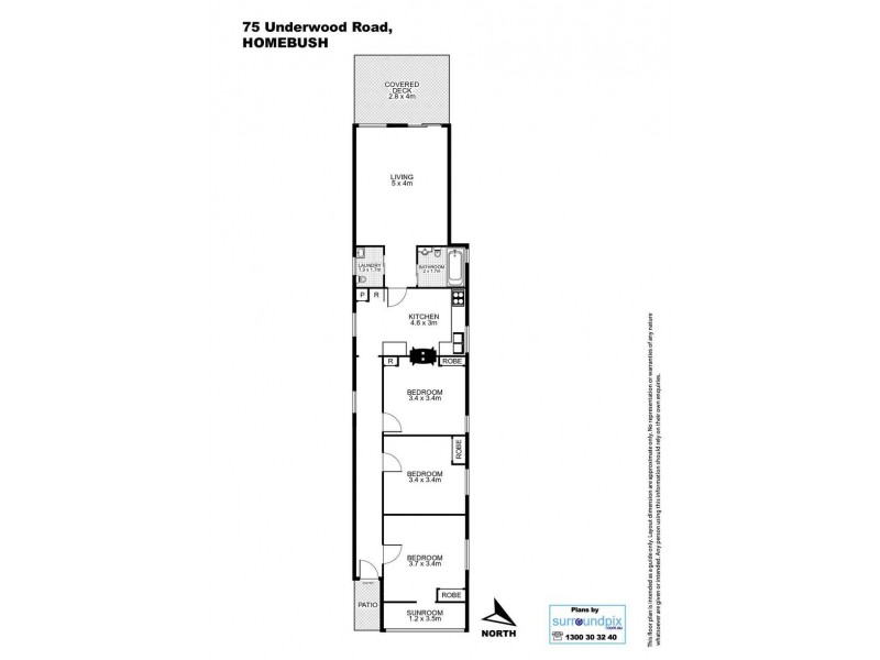 75 Underwood Road, Homebush NSW 2140 Floorplan