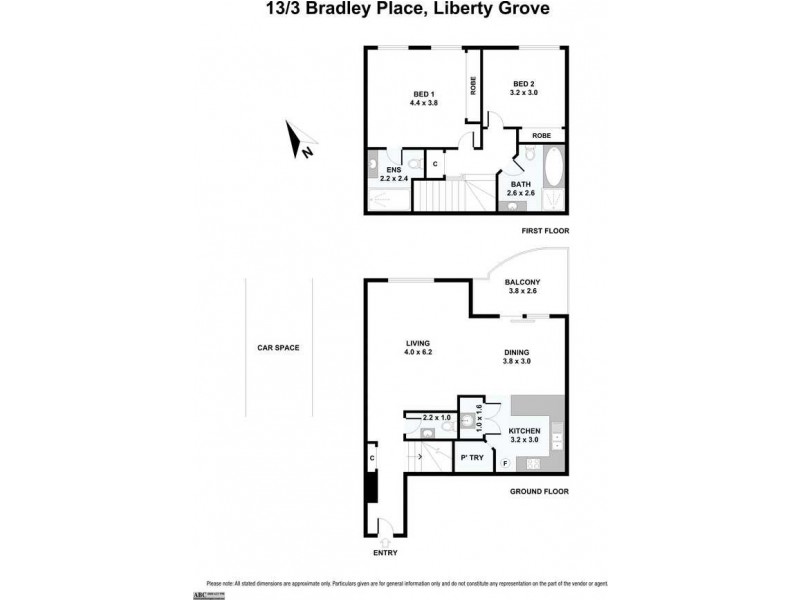 13/3 Bradley Place, Liberty Grove NSW 2138 Floorplan