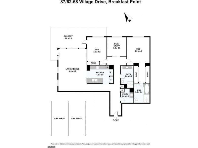 87/62-68 Village Drive, Breakfast Point NSW 2137 Floorplan