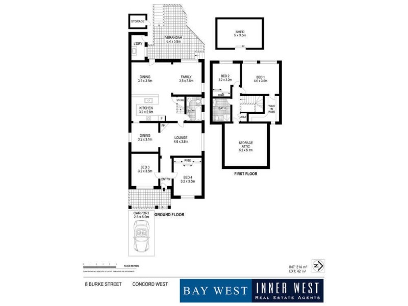 8 Burke Street, Concord West NSW 2138 Floorplan