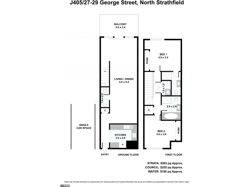 J405/27-29 George Street, North Strathfield NSW 2137 Floorplan