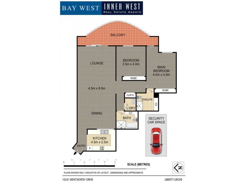 102/6 Wentworth Drive, Liberty Grove NSW 2138 Floorplan