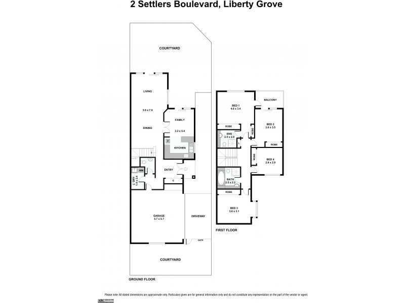 2 Settlers Boulevard, Liberty Grove NSW 2138 Floorplan