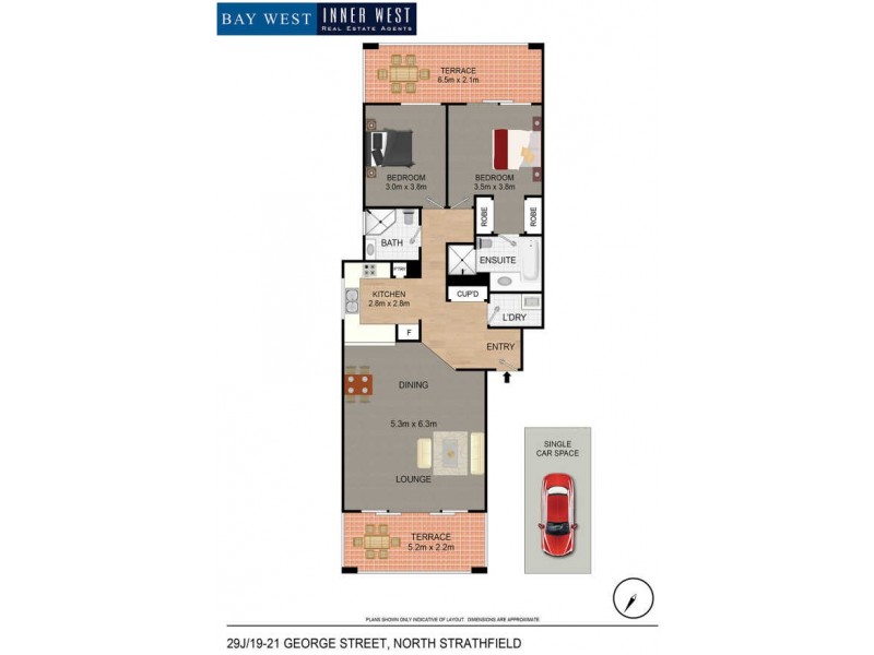 29J/19-21 George Street, North Strathfield NSW 2137 Floorplan