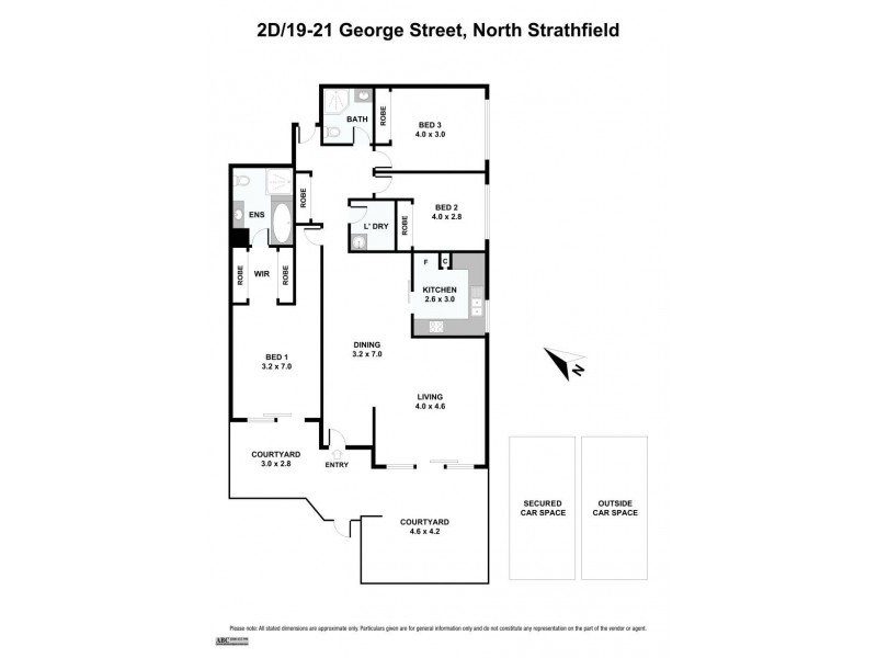 2D/19-21 George Street, North Strathfield NSW 2137 Floorplan