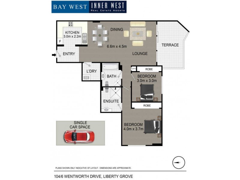 104/6 Wentworth Drive, Liberty Grove NSW 2138 Floorplan