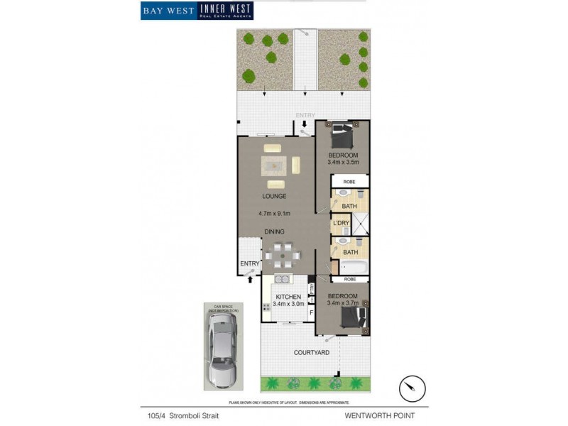 105/4 Stromboli Strait, Wentworth Point NSW 2127 Floorplan