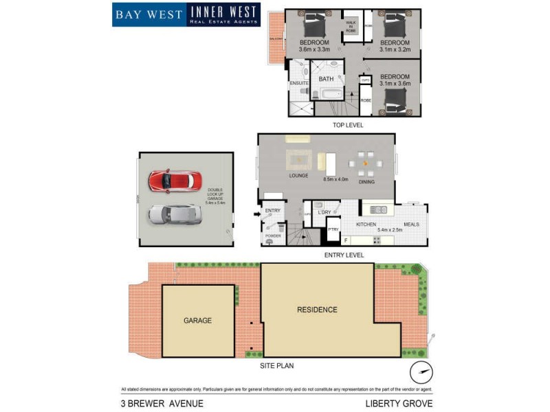 3 Brewer Avenue, Liberty Grove NSW 2138 Floorplan