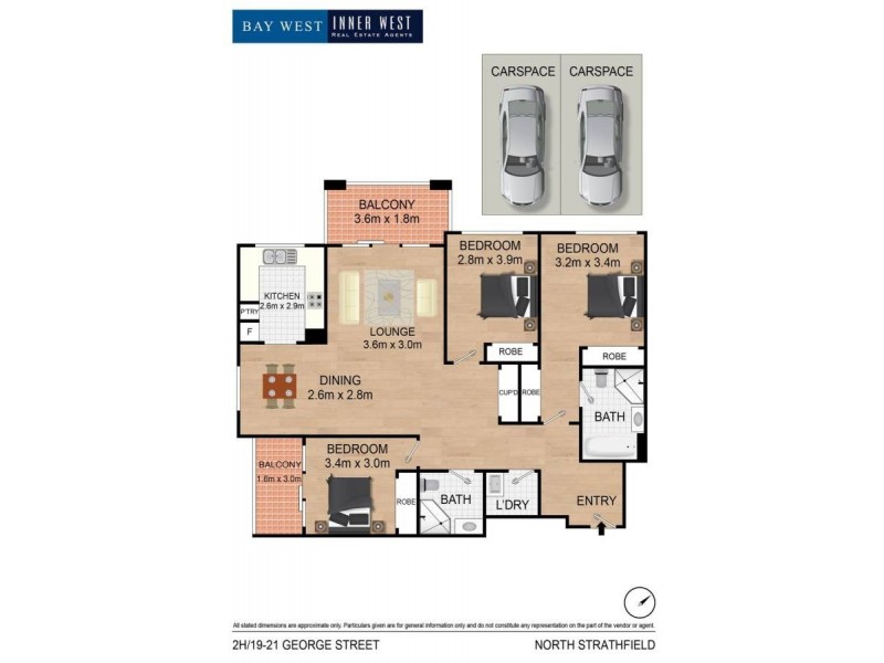 2H/19-21 George Street, North Strathfield NSW 2137 Floorplan