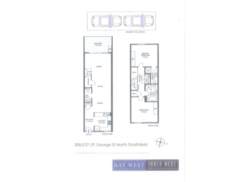 J208/27-29 George Street, North Strathfield NSW 2137 Floorplan
