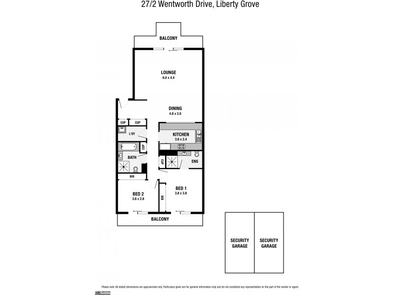27/2 Wentworth Drive, Liberty Grove NSW 2138 Floorplan