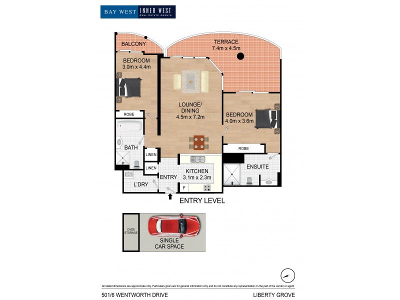 501/6 Wentworth Drive, Liberty Grove NSW 2138 Floorplan