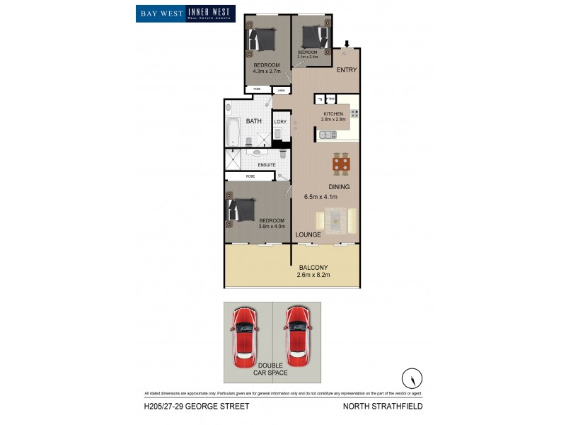 H205/27-29 George Street, North Strathfield NSW 2137 Floorplan
