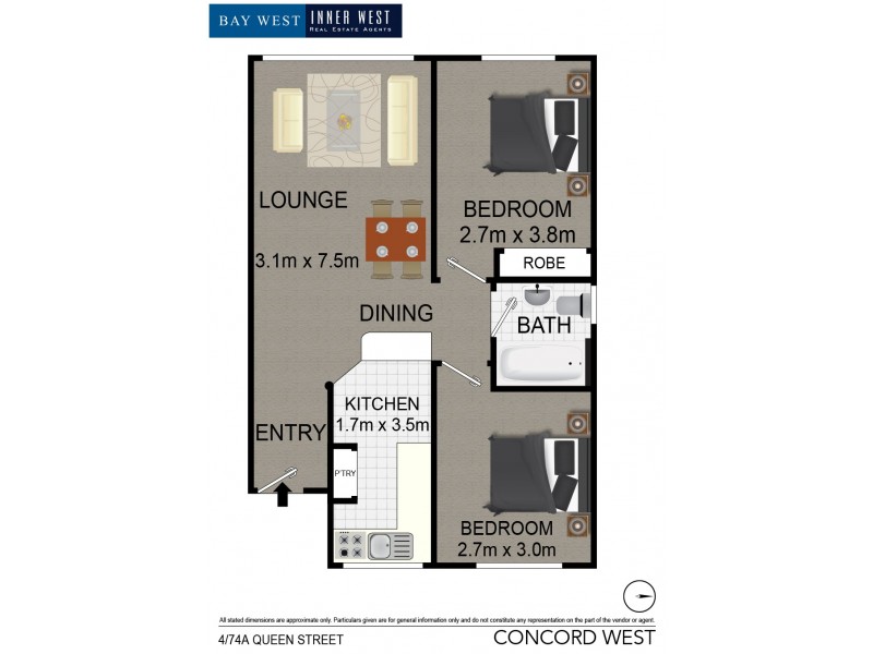 4/74A Queen Street, Concord West NSW 2138 Floorplan