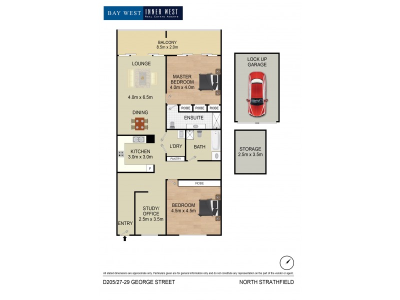 D205/27-29 George Street, North Strathfield NSW 2137 Floorplan