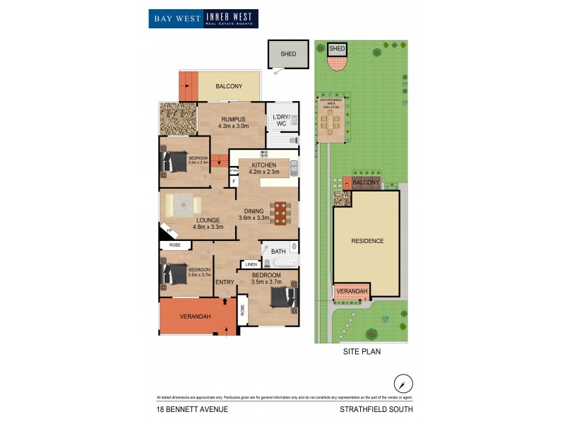 18 Bennett Avenue, Strathfield South NSW 2136 Floorplan