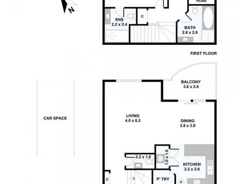 13/3 Bradley Place, Liberty Grove NSW 2138 Floorplan