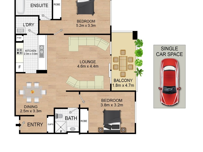 18A/19-21 George Street, North Strathfield NSW 2137 Floorplan