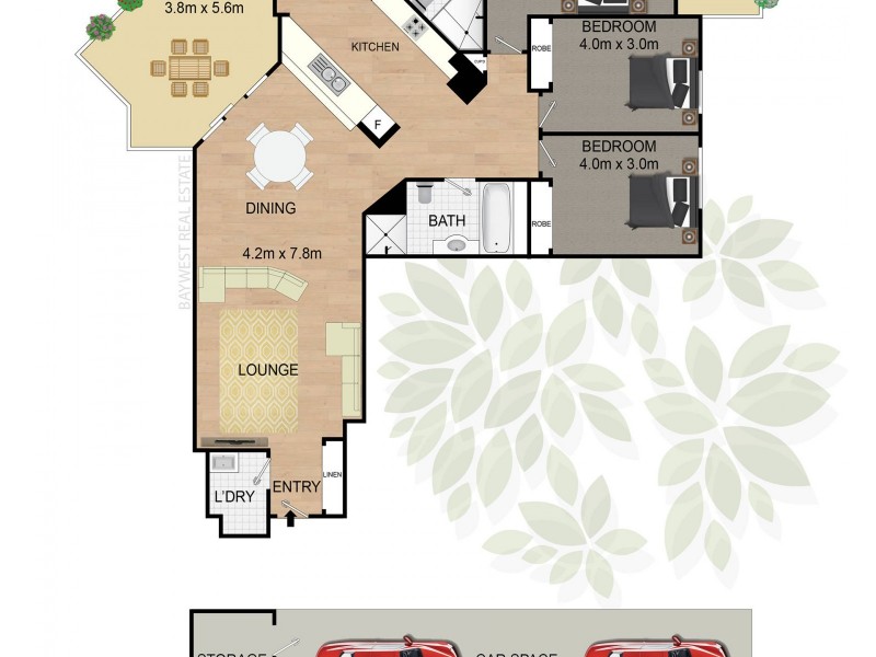 Level 7/706/8 Wentworth Drive, Liberty Grove NSW 2138 Floorplan