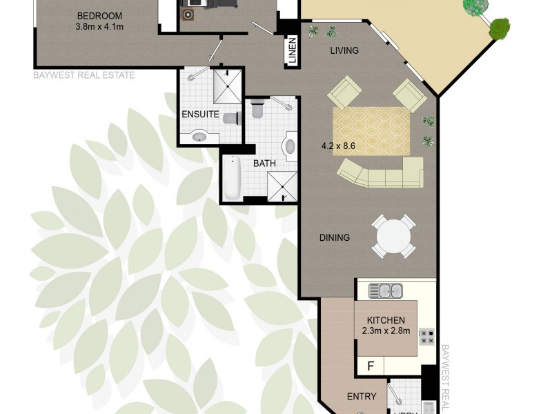 103/8 Wentworth Drive, Liberty Grove NSW 2138 Floorplan