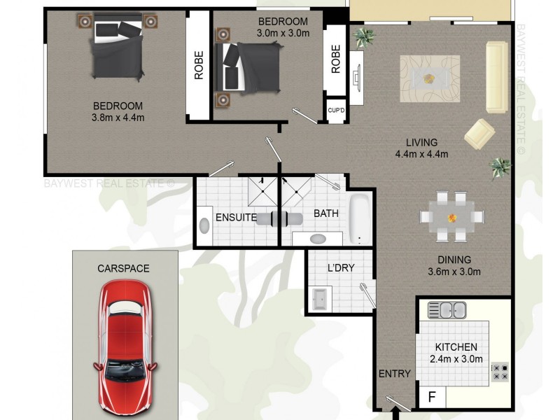 408/8 Wentworth Drive, Liberty Grove NSW 2138 Floorplan
