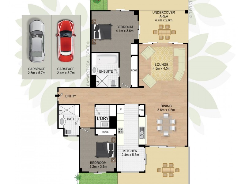 105/8 Village Drive, Breakfast Point NSW 2137 Floorplan