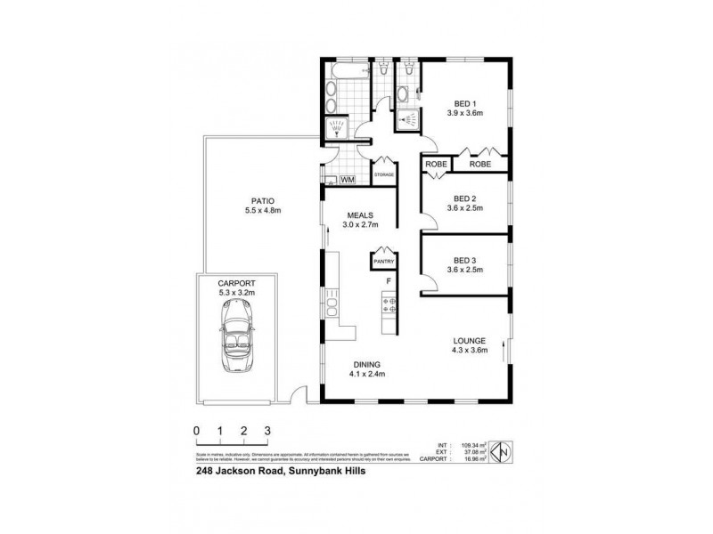 248 Jackson Road, Sunnybank Hills QLD 4109 Floorplan