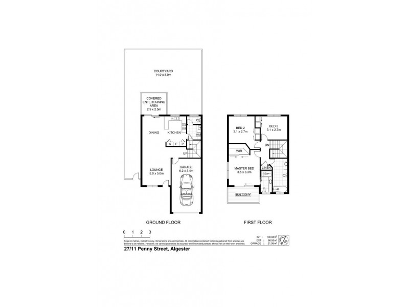 27/11 Penny Street, Algester QLD 4115 Floorplan