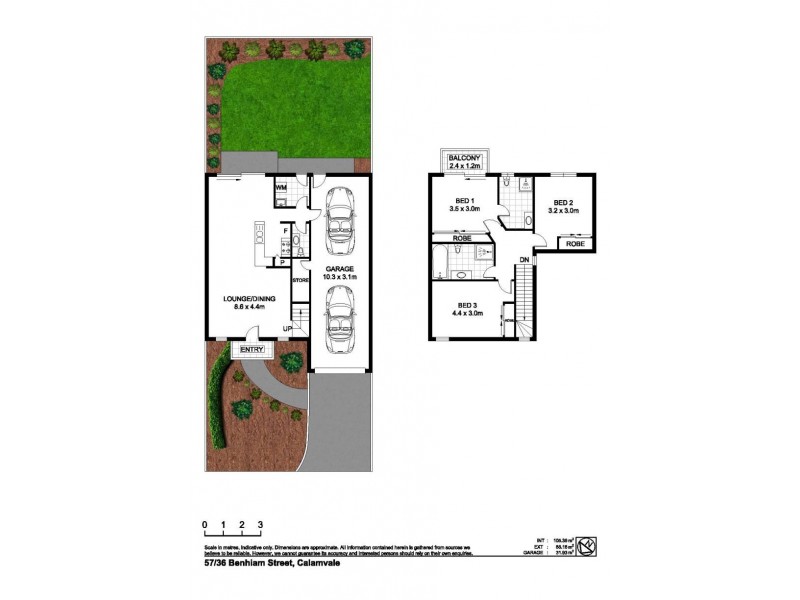 57/36 Benhiam Street, Calamvale QLD 4116 Floorplan