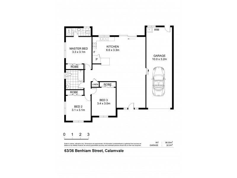 63/36 Benhiam Street, Calamvale QLD 4116 Floorplan
