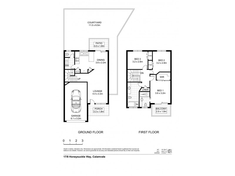 17/8 Honeysuckle Way, Calamvale QLD 4116 Floorplan
