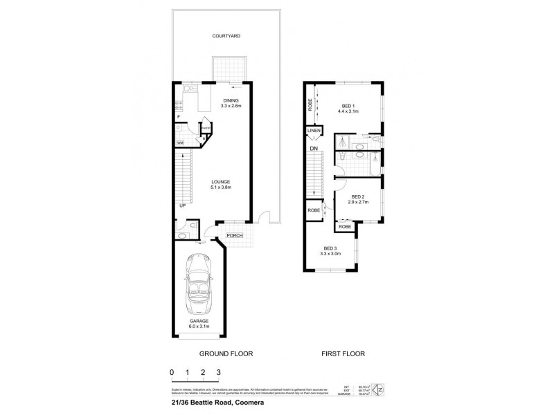 21/36 Beattie Road, Coomera QLD 4209 Floorplan