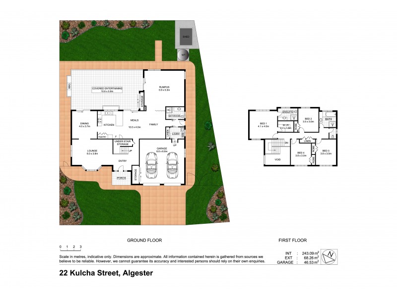 22 Kulcha Street, Algester QLD 4115 Floorplan