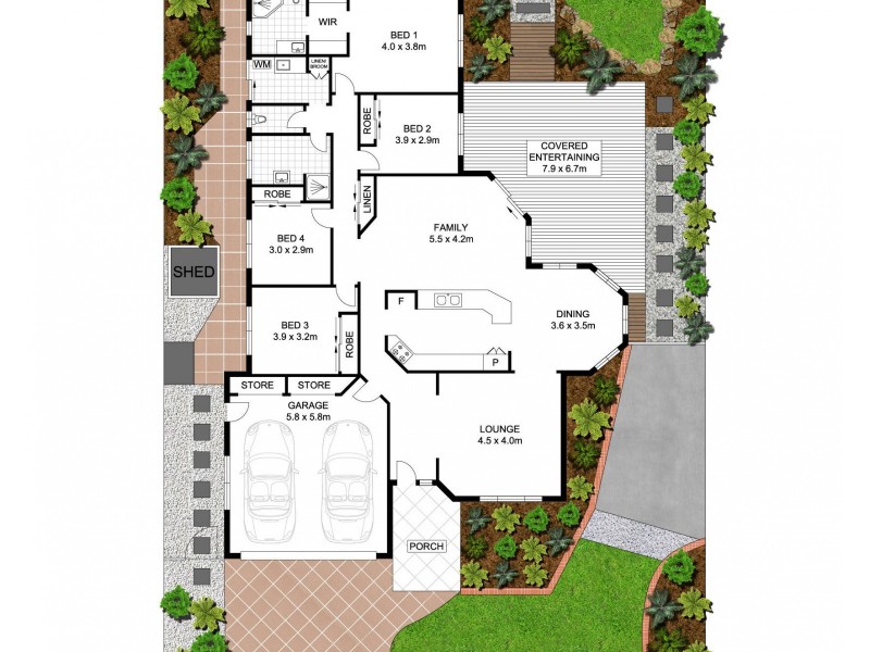 6 Clembury Place, Calamvale QLD 4116 Floorplan