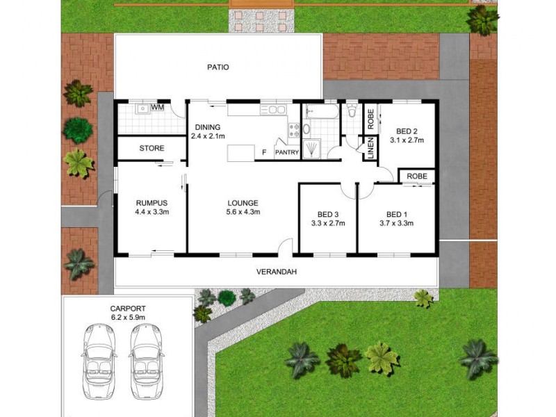 155 Ridgewood Road, Algester QLD 4115 Floorplan