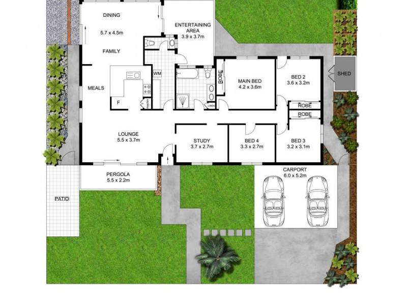 3 Emery Street, Sunnybank Hills QLD 4109 Floorplan