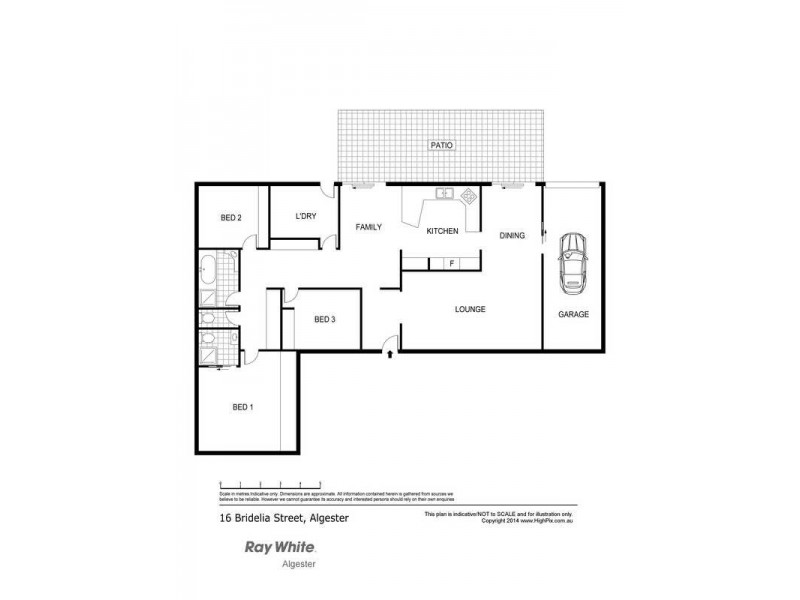 16 Bridelia Street, Algester QLD 4115 Floorplan