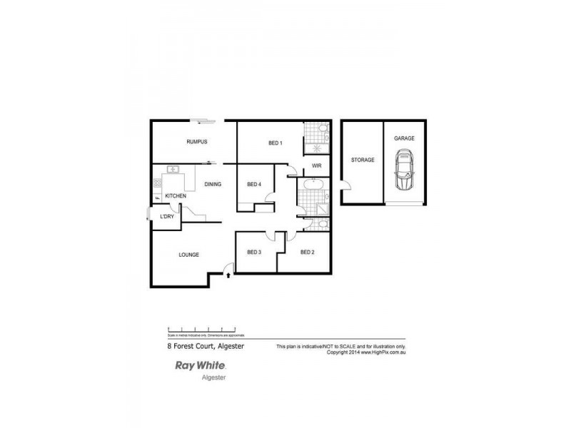 8 Forest Court, Algester QLD 4115 Floorplan