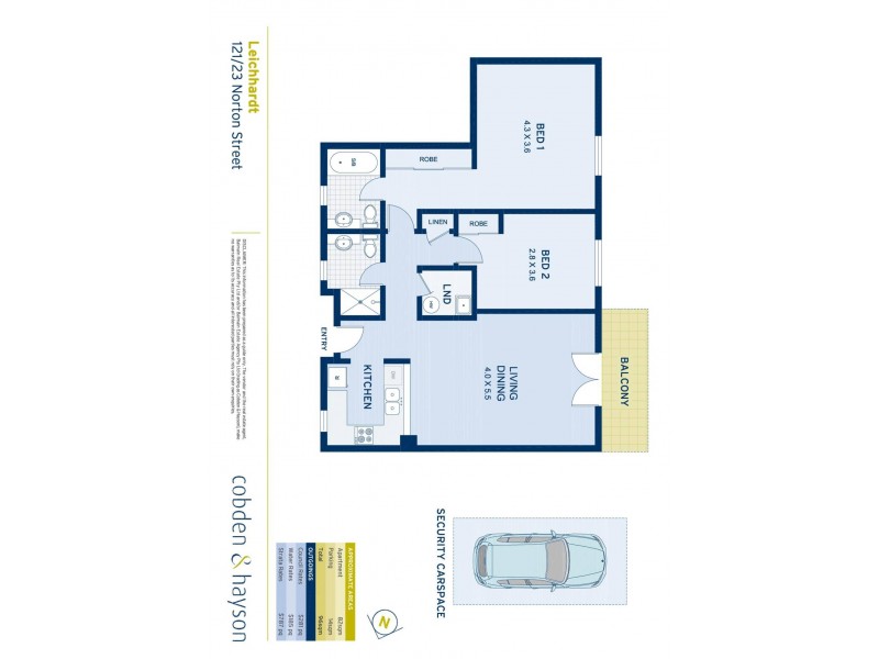 121/23 Norton Street, Leichhardt NSW 2040 Floorplan
